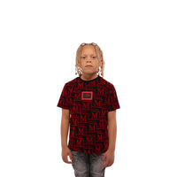 MDB Couture Kid's Monogram Woven T-Shirt