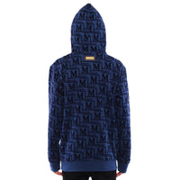 MDB Couture Men's Monogram French Terry Hoodie Sweatshirt