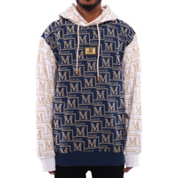 MDB Couture Men's Monogram French Terry Hoodie Sweatshirt