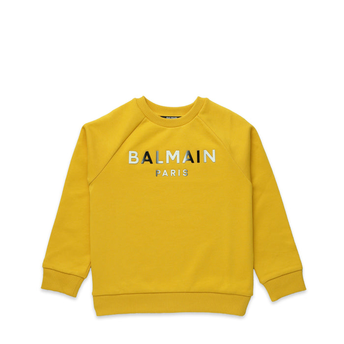 Balmain Kids Ombre Logo Crewneck Sweatshirt