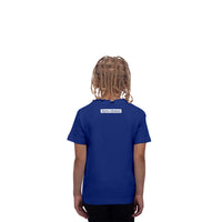 MDB Brand Kid's Classic M Embroidered Logo Tee - Cool Tone Color