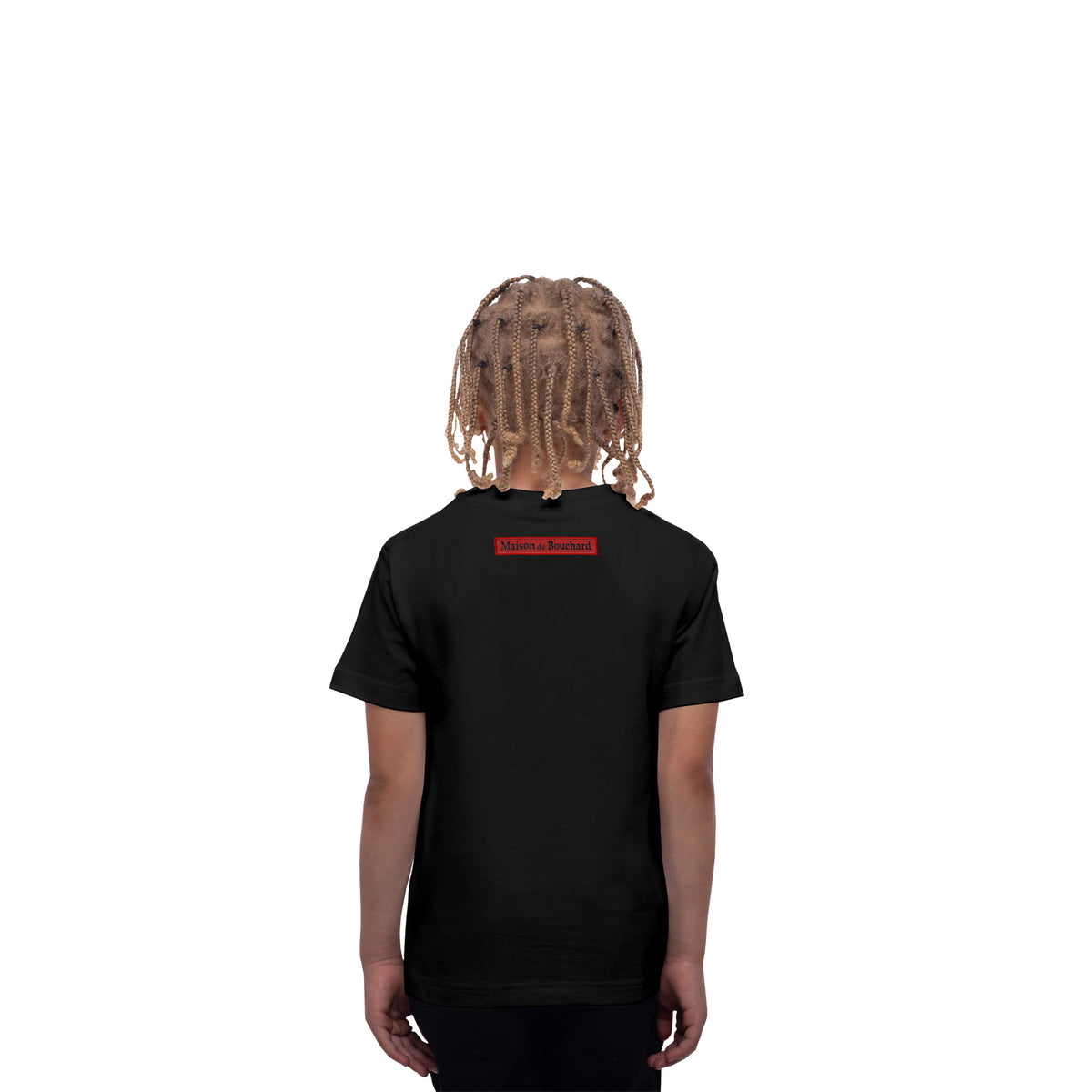 MDB Brand Kid's Classic M Embroidered Logo Tee - Black w/ Unicolor Logo