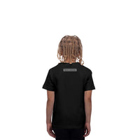 MDB Brand Kid's Classic M Embroidered Logo Tee - Black w/ Unicolor Logo