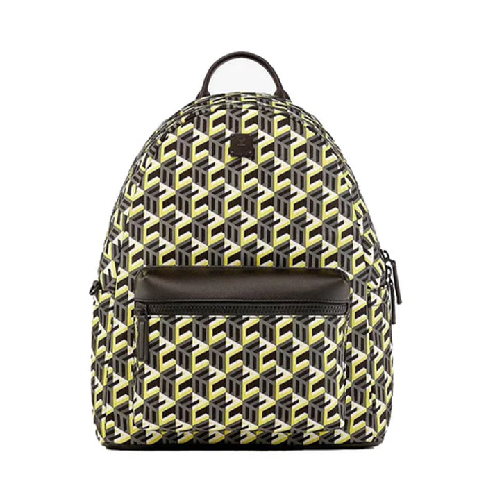 MCM Stark Backpack in Cubic Monogram Print