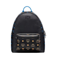 MCM Stark Backpack in Color Splash Logo Leather