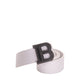 Balmain Kids Black Logo Buckle Belt