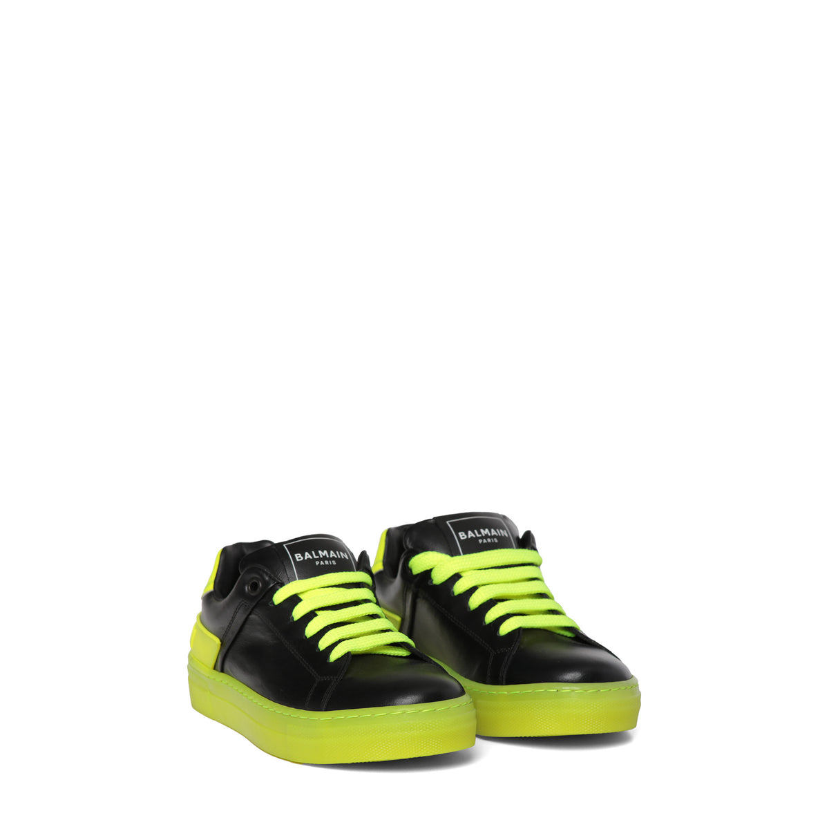 Balmain Kids Neon Sole Sneakers