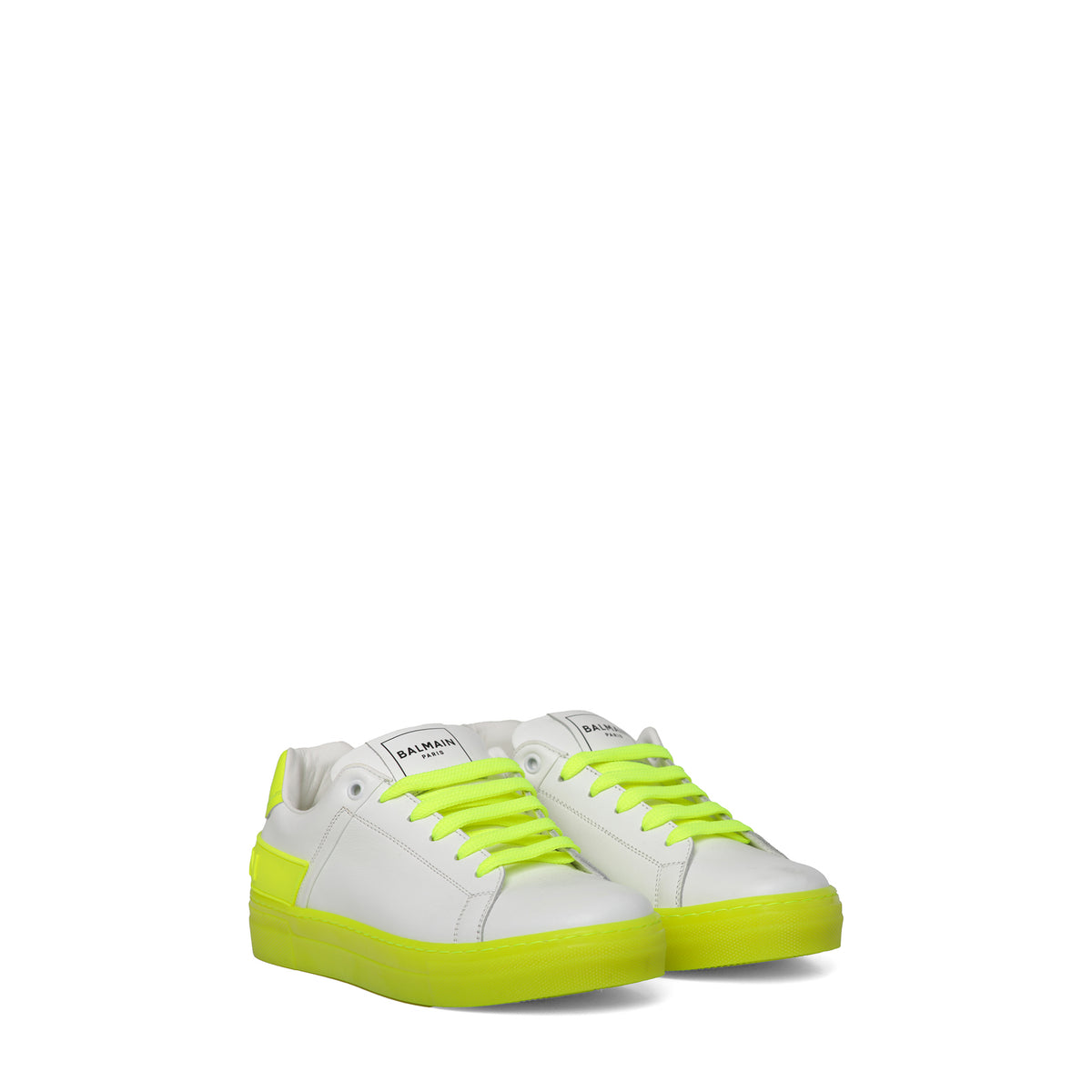 Balmain Kids Neon Sole Sneakers