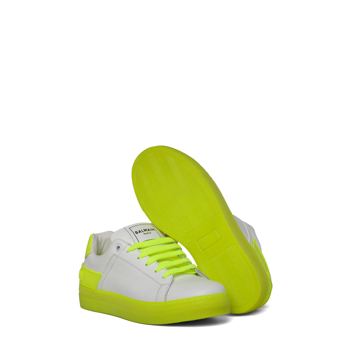 Balmain Kids Neon Sole Sneakers