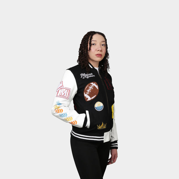 MDB Brand Women's Letterman Jacket