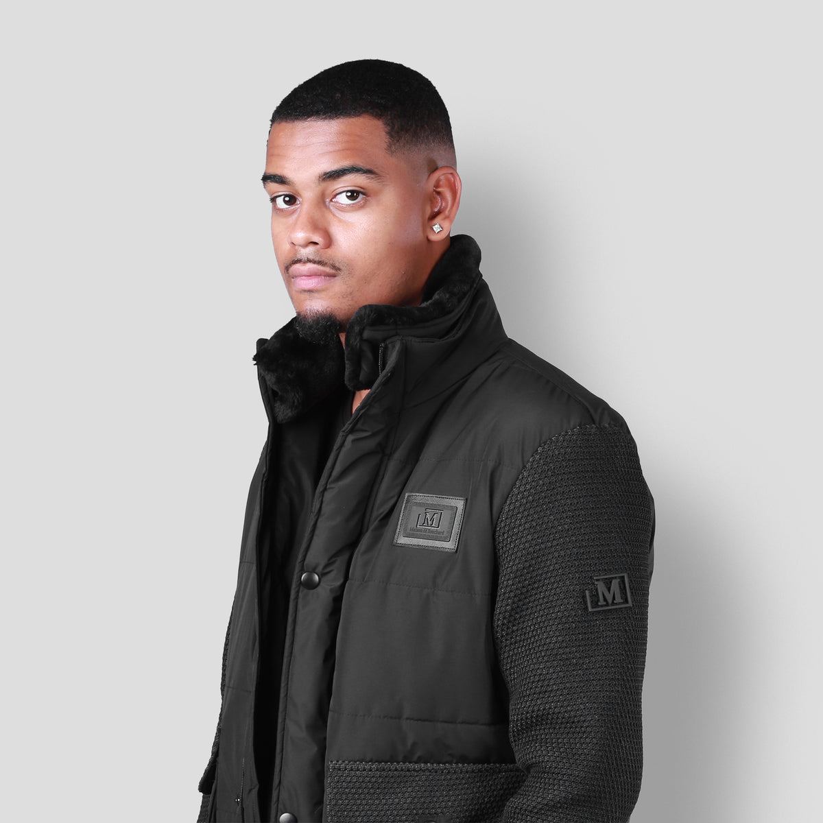 MDB Couture Men's Expedition Jacket - Black