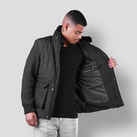 MDB Couture Men's Expedition Jacket - Black