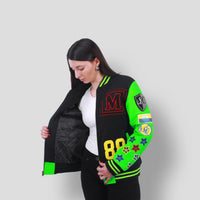 MDB Brand Women's Letterman Jacket