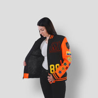 MDB Brand Women's Letterman Jacket