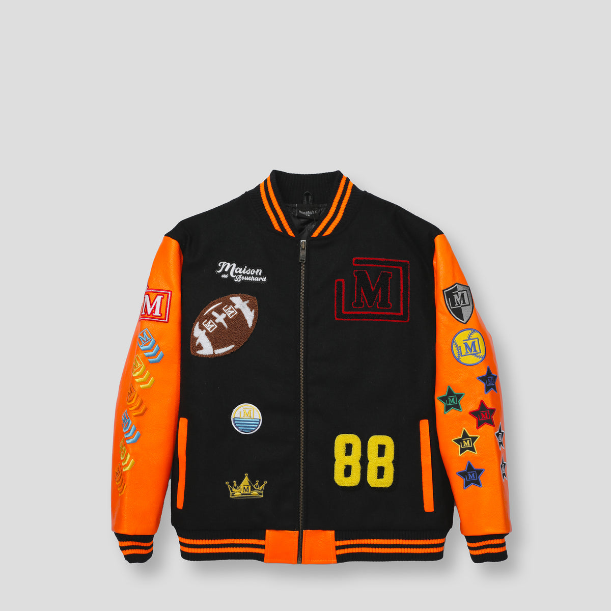 MDB Brand Kids Letterman Jacket