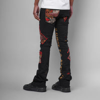 MDB Couture Men's Gallery Threads Stacked Jeans