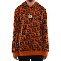 MDB Couture Men's Monogram Woven Hoodie Sweatshirt