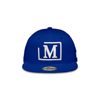 MDB Brand x New Era 9Fifty Snapback Embroidered Baseball Cap - Blue