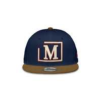 MDB Brand x New Era 9Fifty Snapback Embroidered Baseball Cap - Two Tone