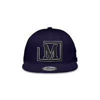 MDB Brand x New Era 9Fifty Snapback Embroidered Baseball Cap - Blue