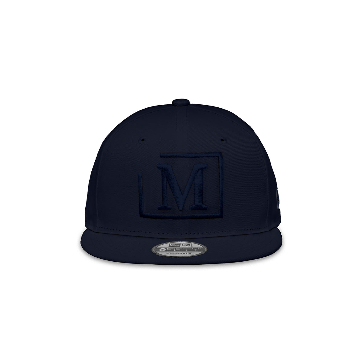 MDB Brand x New Era 9Fifty Snapback Embroidered Baseball Cap - Blue