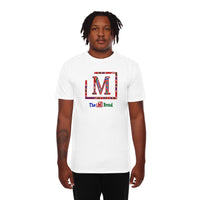 MDB Brand Men's Classic "M" Swirl Embroidered Logo T-Shirt