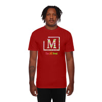 MDB Brand Men's Classic "M" Swirl Embroidered Logo T-Shirt