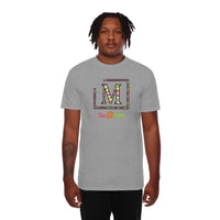 MDB Brand Men's Classic "M" Swirl Embroidered Logo T-Shirt