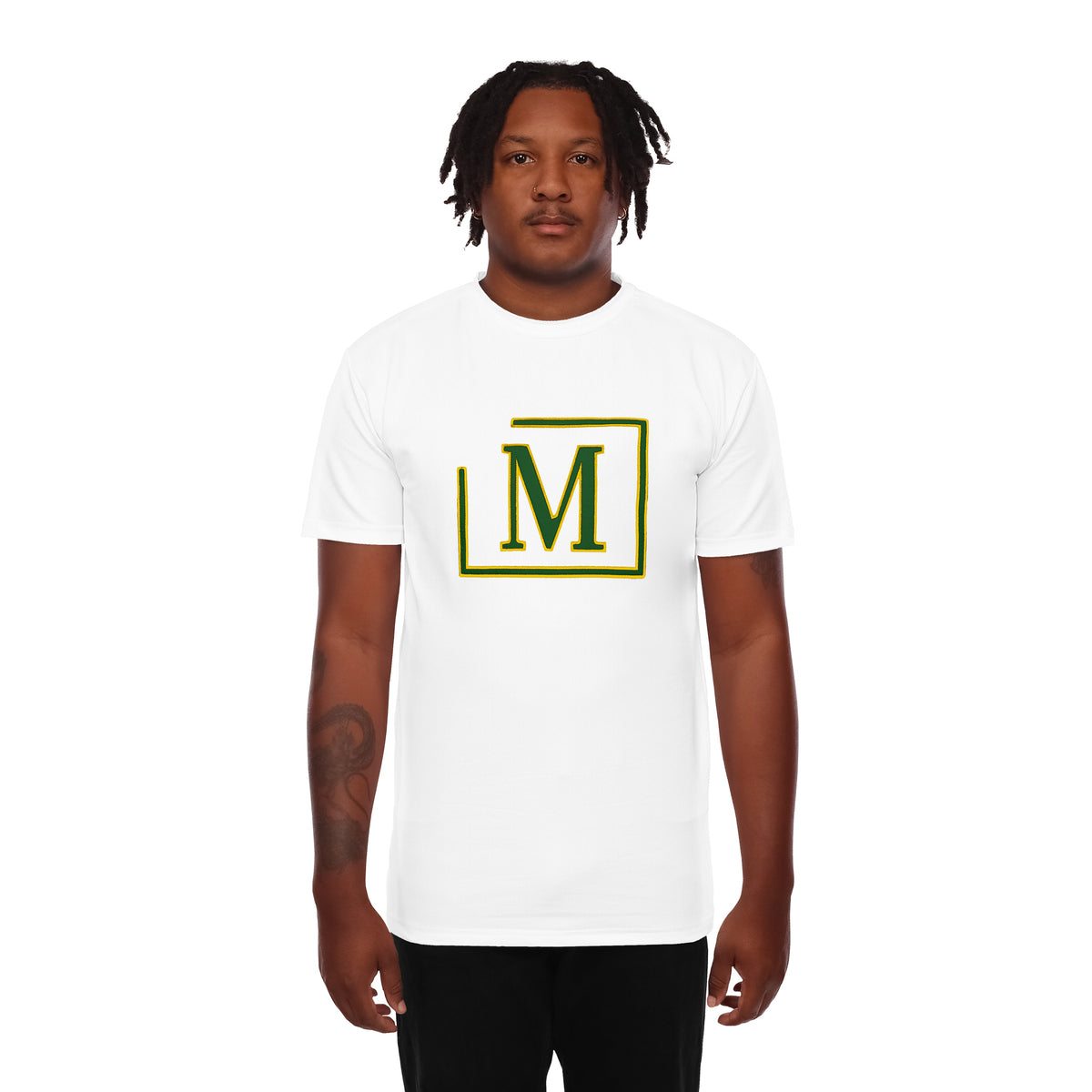 MDB Brand Men's Classic M Embroidered T-Shirt