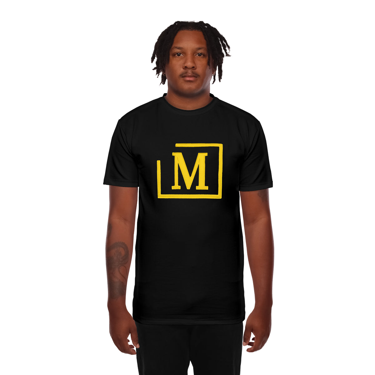 MDB Brand Men's Classic M Embroidered T-Shirt