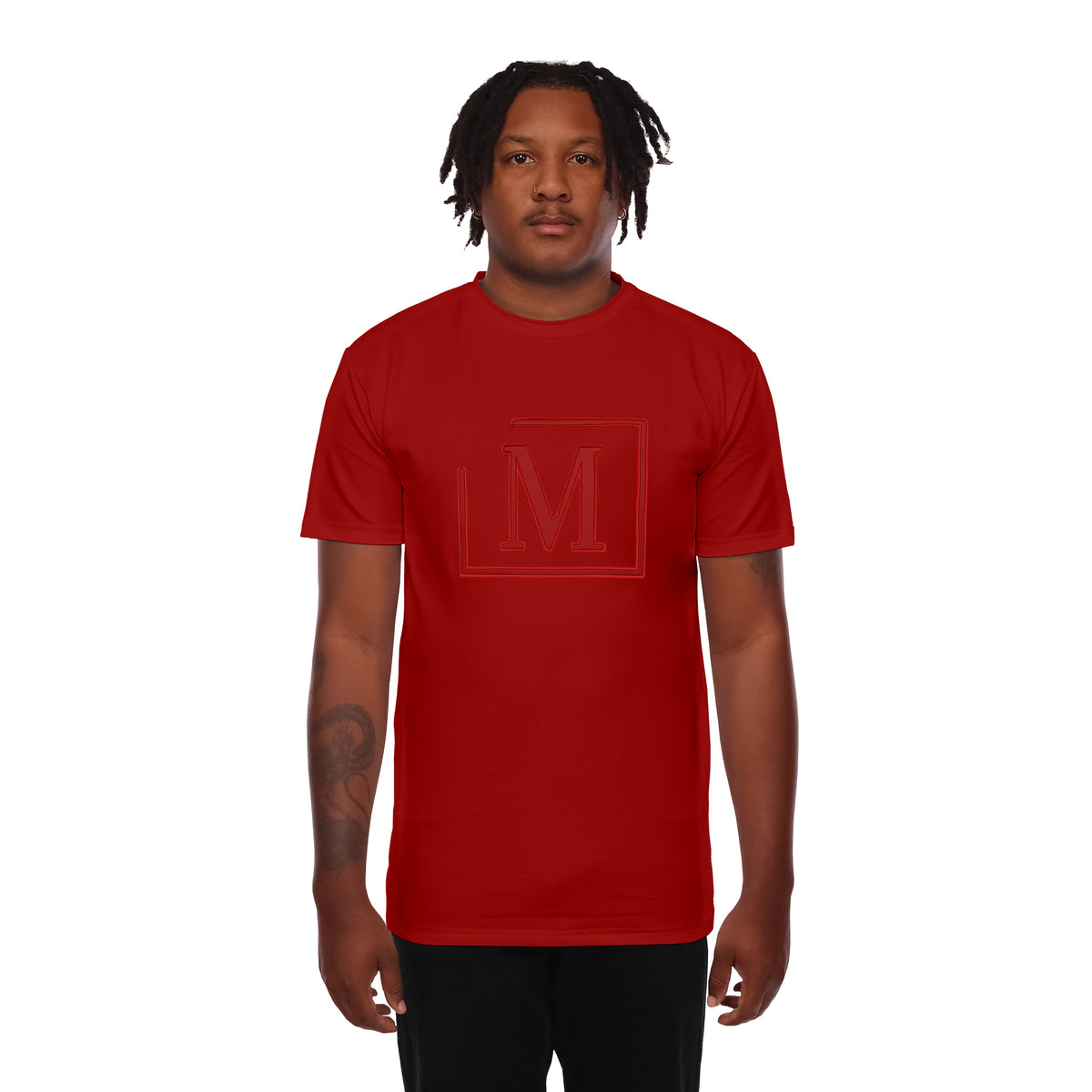 MDB Brand Men's Classic M Embroidered T-Shirt