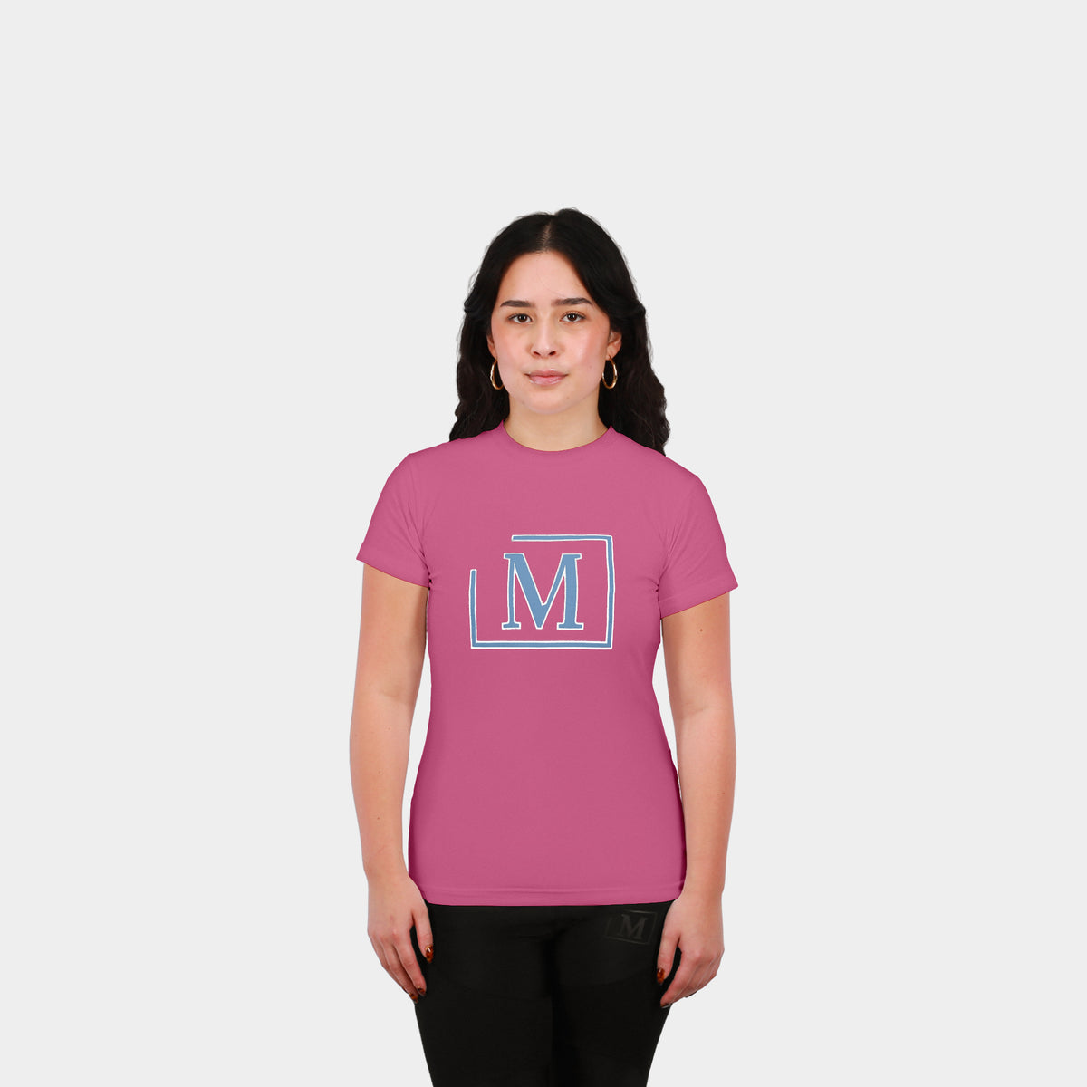 MDB Brand Women's Classic "M" Embroidered T-Shirt