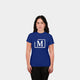 MDB Brand Women's Classic M Embroidered T-Shirt