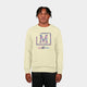 MDB Brand Men's "M" Swirl Embroidered Logo Crewneck Sweatshirt