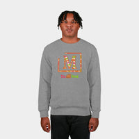 MDB Brand Men's "M" Swirl Embroidered Logo Crewneck Sweatshirt