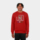 MDB Brand Men's "M" Swirl Embroidered Logo Crewneck Sweatshirt