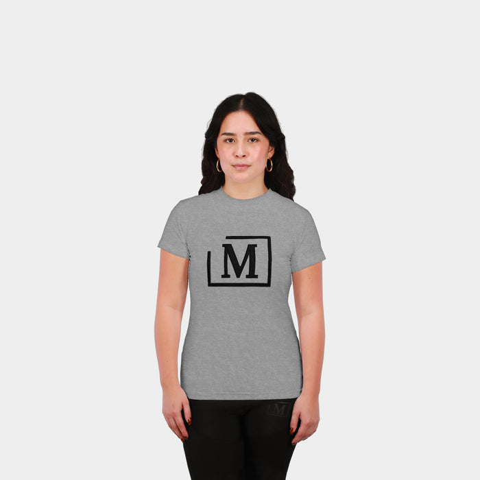 MDB Brand Women's Classic "M" Embroidered T-Shirt