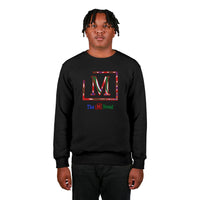 MDB Brand Men's Classic Swirl M Embroidered Crewneck Sweatshirt