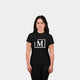 MDB Brand Women's Classic M Embroidered T-Shirt