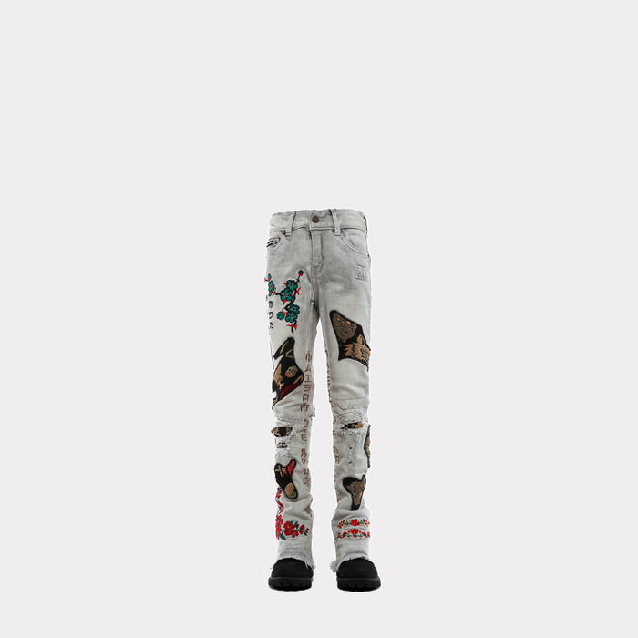 MDB Couture Kids Gallery Threads Stacked Denim Jeans