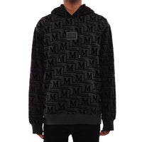 MDB Couture Men's Monogram French Terry Hoodie Sweatshirt