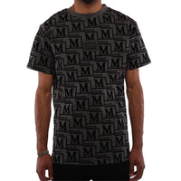 MDB Couture Men's Monogram Woven T-Shirt