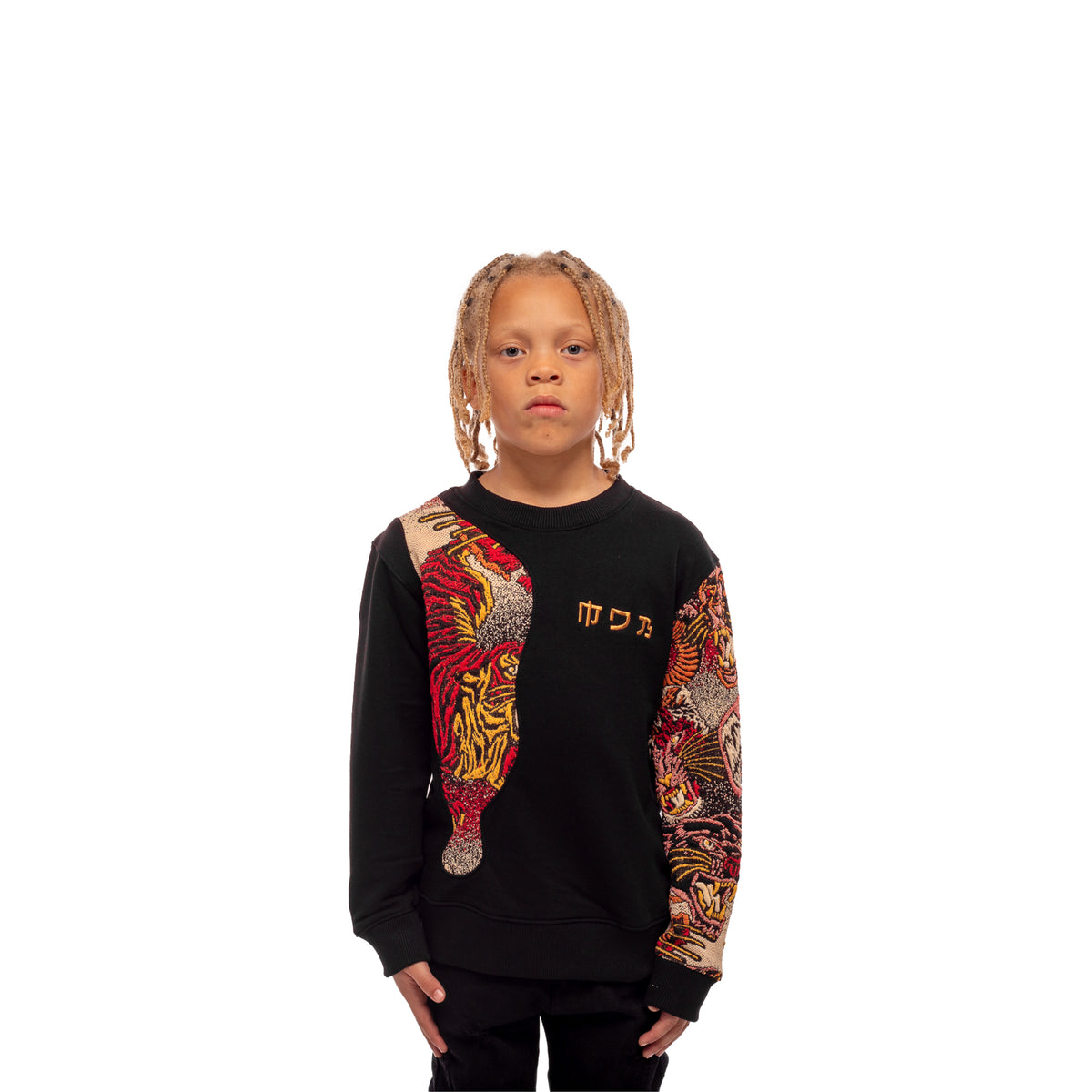 MDB Couture Kid's Gallery Threads Crew Neck Sweatshirt - Red Theme