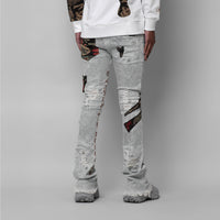 MDB Couture Men's Gallery Threads Stacked Jeans