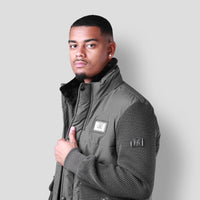 MDB Couture Men's Expedition Jacket - Gray