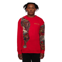 MDB Couture Men's Gallery Threads Crewneck Sweatshirt - Red Theme