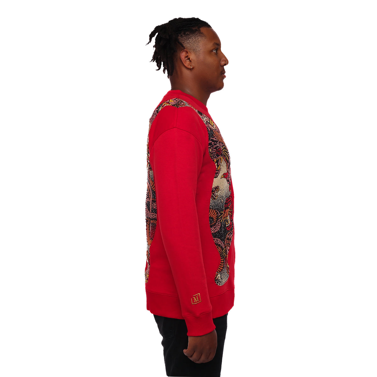 MDB Couture Men's Gallery Threads Crewneck Sweatshirt - Red Theme