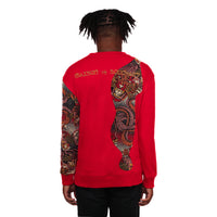 MDB Couture Men's Gallery Threads Crewneck Sweatshirt - Red Theme