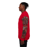 MDB Couture Men's Gallery Threads Crewneck Sweatshirt - Red Theme