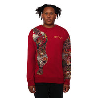 MDB Couture Men's Gallery Threads Crewneck Sweatshirt - Red Theme